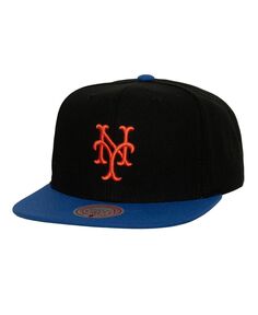 Мужская черная кепка New York Mets Cooperstown Collection Evergreen Snapback Mitchell &amp; Ness