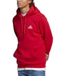 Мужской флисовый пуловер с капюшоном Feel Cosy Essentials adidas