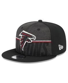 Мужская черная кепка Snapback Atlanta Falcons 2023 NFL Training Camp 9FIFTY New Era