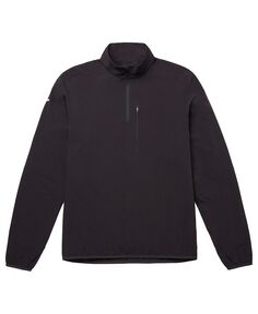 Мужской черный пуловер с молнией до половины нулевого веса BRADY