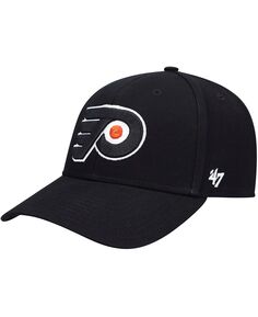 Мужская черная регулируемая кепка Philadelphia Flyers Legend MVP &apos;47 Brand