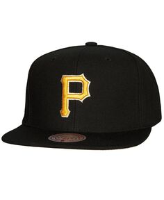 Мужская черная кепка Snapback Pittsburgh Pirates Cooperstown Collection True Classics Mitchell &amp; Ness