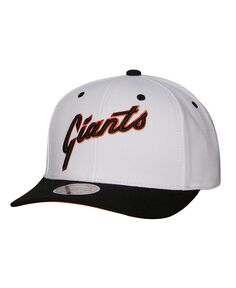 Мужская белая кепка San Francisco Giants Cooperstown Collection Pro Crown Snapback Mitchell &amp; Ness
