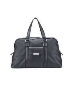 Мужская дорожная сумка с двумя ремешками и металлической пластинкой Calvin Klein