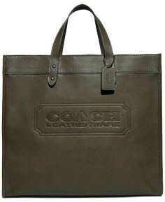 Большая сумка-тоут с логотипом COACH