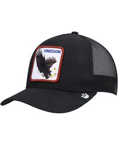Мужская черная кепка The Freedom Eagle Trucker Snapback Goorin Bros.