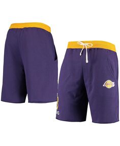 Мужские фиолетовые шорты Anthony Davis Los Angeles Lakers с номером и названием Profile