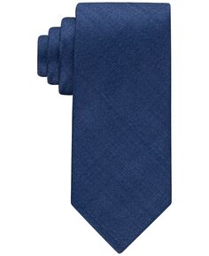 Мужской однотонный галстук из парусины Calvin Klein