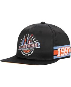 Мужская черная классическая кепка Snapback с гладкой спинкой из твердой древесины, посвященная Матчу всех звезд НБА 1997 года Mitchell &amp; Ness