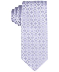 Мужской галстук с медальоном в шестигранную точку Calvin Klein