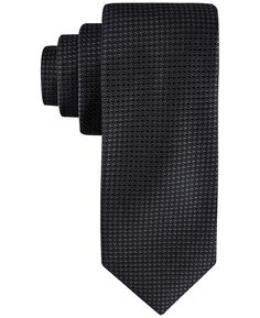 Мужской галстук цвета индиго с узором «гусиные лапки» Calvin Klein