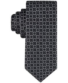 Мужской галстук с решетчатым медальоном Calvin Klein