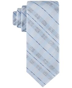 Мужской клетчатый галстук в сезонную полоску Calvin Klein