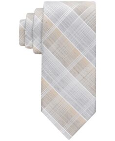 Мужской клетчатый галстук с эффектом омбре Calvin Klein