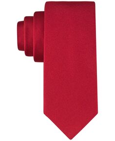 Мужской однотонный галстук серебряного цвета Calvin Klein
