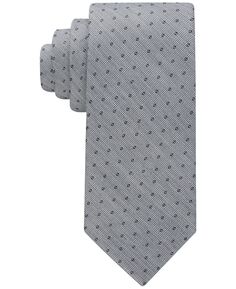 Мужской аккуратный галстук в тон в горошек Calvin Klein