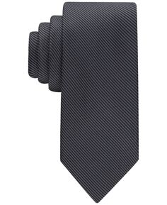 Мужской однотонный галстук в полоску Calvin Klein