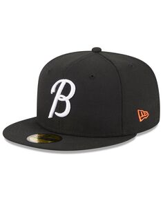 Мужская черная приталенная шляпа Baltimore Orioles 2023 City Connect 59FIFTY New Era