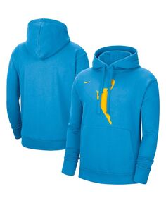 Мужская и женская синяя пуловерная толстовка с капюшоном WNBA Logo Woman Team 13 Nike