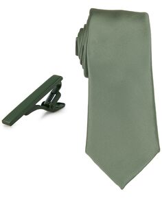 Мужской однотонный галстук и набор для галстука 1-1/2 дюйма ConStruct