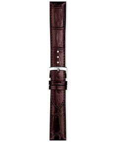 Официальный сменный коричневый кожаный ремешок для часов Tissot