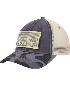 Мужская темно-серая кепка Virginia Tech Hokies OHT в военном стиле Appreciation United Trucker Snapback Colosseum