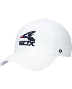 Мужская белая регулируемая шляпа &apos;47 Chicago White Sox 1976 с логотипом Cooperstown Collection &apos;47 Brand