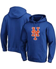 Мужской пуловер с капюшоном с официальным логотипом Big and Tall Royal New York Mets Fanatics