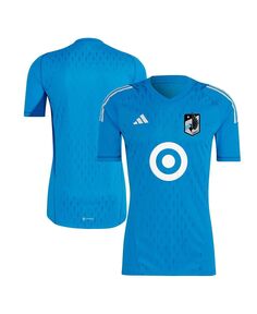 Мужская синяя футболка вратаря Миннесота Юнайтед 2023, копия adidas