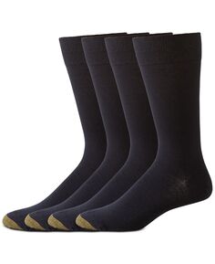 Комплект из четырех мужских носков плоской вязки Gold Toe