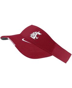 Мужские кроссовки Crimson Washington State Cougars 2023 с регулируемым козырьком Sideline Performance Nike