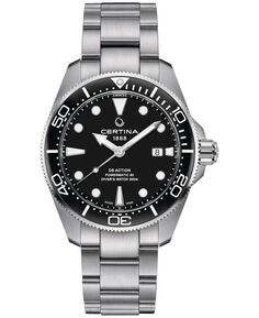 Мужские швейцарские часы Autometic DS Action Diver с браслетом из нержавеющей стали, 43 мм Certina