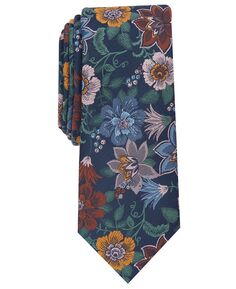 Мужской узкий галстук с цветочным принтом Ryewood Bar III