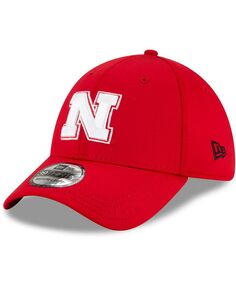 Мужская кепка Scarlet Nebraska Huskers Campus Preferred 39Thirty Flex New Era