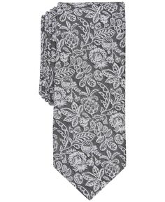 Мужской узкий галстук с цветочным принтом Wiles Bar III