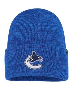Мужская синяя вязаная шапка с манжетами Vancouver Canucks Brain Freeze &apos;47 Brand