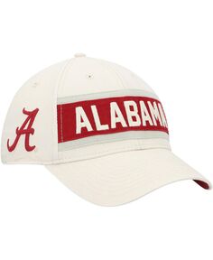 Мужская кремовая регулируемая шапка Alabama Crimson Tide Crossroad MVP &apos;47 Brand
