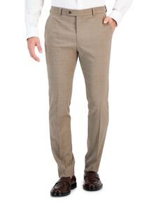 Мужские брюки современного кроя TH Flex из эластичной шерсти Tommy Hilfiger, бежевый