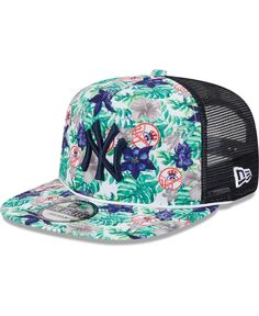 Мужская кепка Snapback New York Yankees Tropic с цветочным принтом New Era