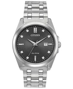 Мужские часы Eco-Drive Corso с браслетом из нержавеющей стали, 41 мм Citizen