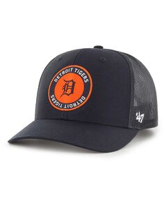 Мужская темно-синяя регулируемая шапка Trucker Detroit Tigers &apos;47 Brand
