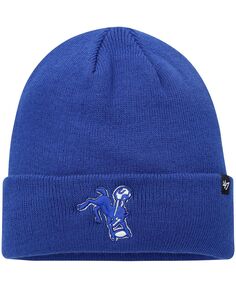 Мужская вязаная шапка с манжетами &apos;47 Royal Indianapolis Colts Legacy &apos;47 Brand