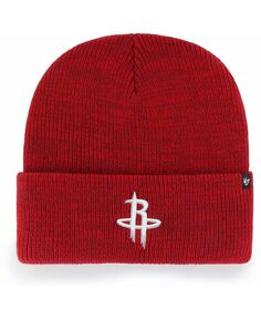 Мужская вязаная шапка с манжетами &apos;47 Red Houston Rockets Brain Freeze &apos;47 Brand