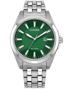 Мужские часы Eco-Drive Peyten с браслетом из нержавеющей стали, 41 мм Citizen