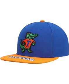 Мужская кепка Snapback с логотипом Florida Gators Royal, оранжевого цвета Mitchell &amp; Ness