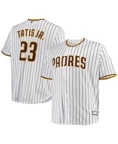 Мужская белая футболка Fernando Tatis Jr. San Diego Padres Big and Tall Replica Player Profile