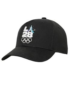 Мужская черная регулируемая шапка для летних Олимпийских игр LA28 для космических путешествий Outerstuff