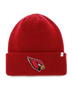 Мужская базовая вязаная шапка Cardinal Arizona Cardinals Primary с манжетами &apos;47 Brand
