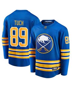 Мужская домашняя футболка игрока с логотипом Alex Tuch Royal Buffalo Sabre Fanatics