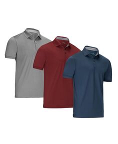 Мужская дизайнерская рубашка-поло для гольфа — набор из 3 штук Mio Marino